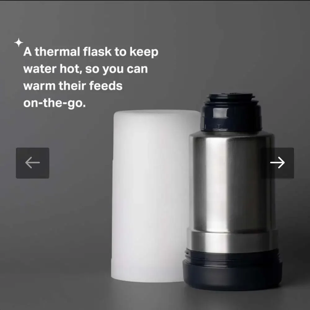 Tommee Tippee Closer to Nature Portable Travel Thermal Baby Bottle Warmer Flask